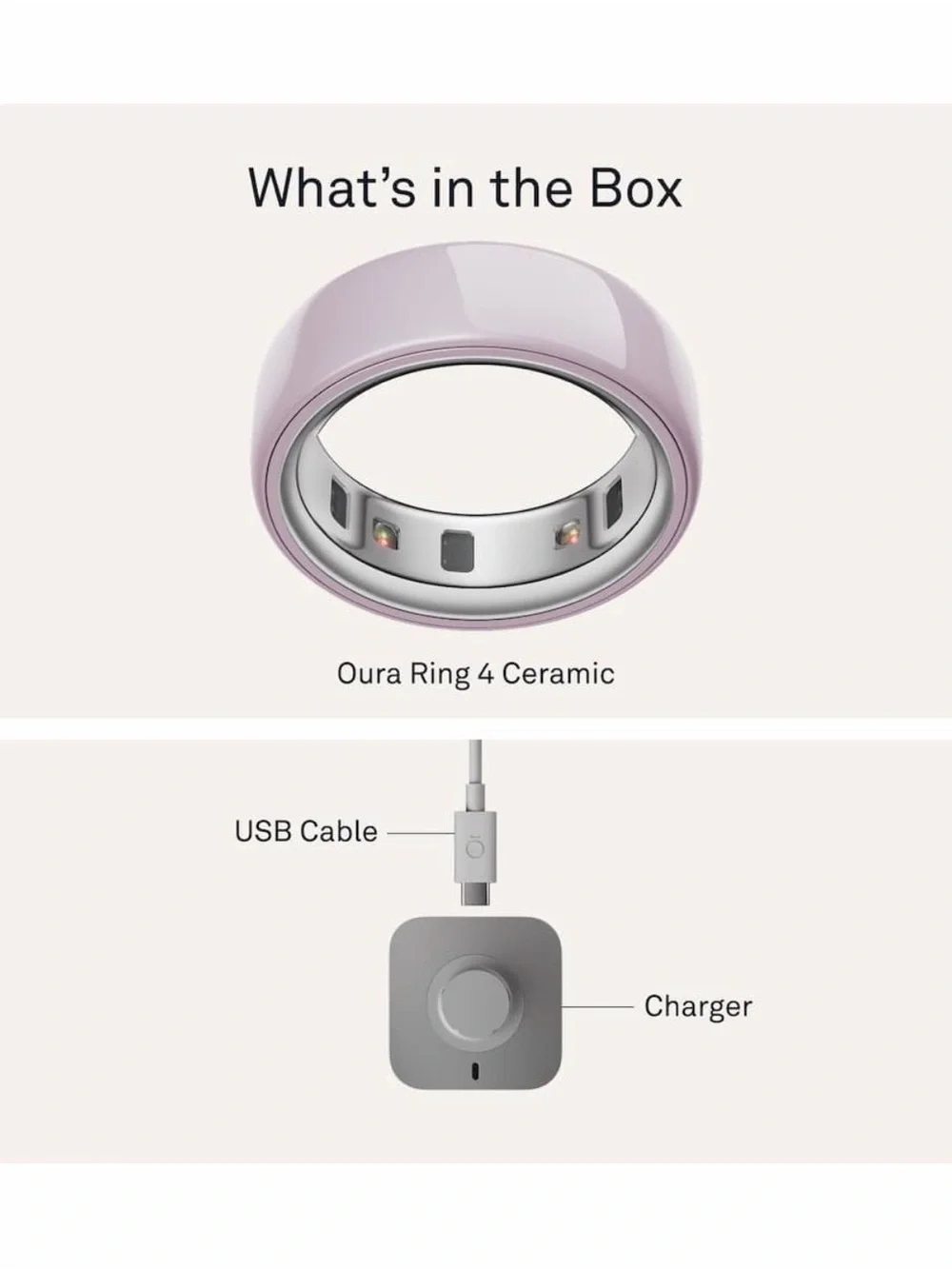 Oura Ring Gen4 - Petal Pink - Size 7